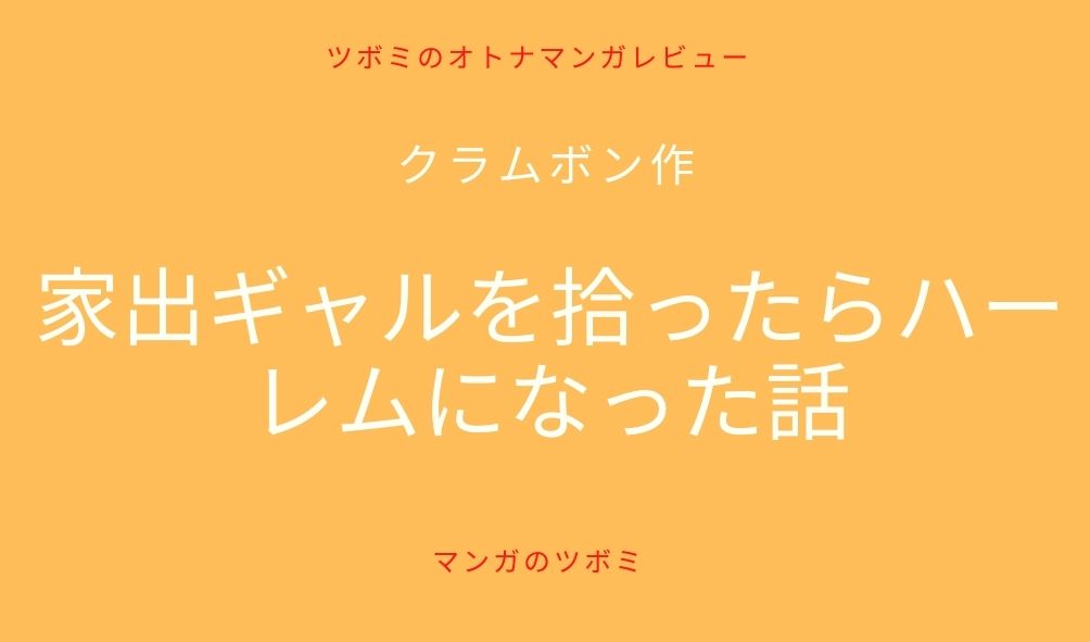 家出ギャルを拾ったらハーレムになった話